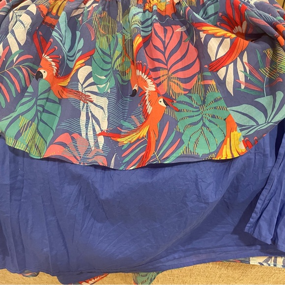 Talbots Tropical Maxi Skirt M - Picture 3 of 9